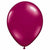 Nikki's Balloons BALLOONS Sparkling Burgundy / Helium Filled Solid Color Latex Balloon 1ct, 11"