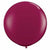 Nikki's Balloons BALLOONS Sparkling Burgundy / Helium Filled Solid Color Latex Balloon 1ct, 36"