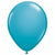 Nikki's Balloons BALLOONS Tropical Teal / Helium Filled Solid Color Latex Balloon 1ct, 16"