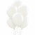 Nikki's Balloons BALLOONS White / Helium Filled Solid Color Latex Balloons 15ct, 12"