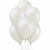 Nikki's Balloons BALLOONS White Pearl Latex Balloons 72ct, 12"