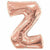 Nikki's Balloons BALLOONS Z 600's  34" Rose Gold Letter Foil