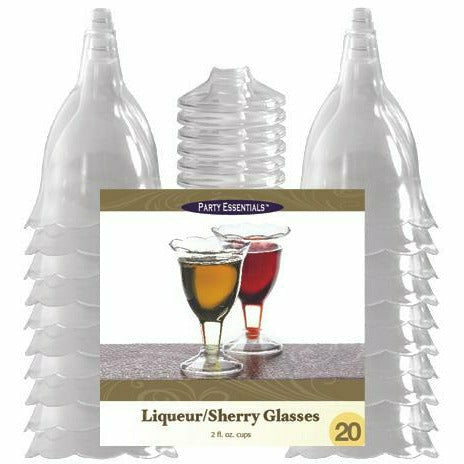 north west 2 OZ. LIQUEUR/SHERRY GLASSES – CLEAR 20 CT.