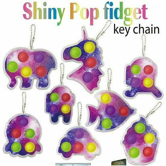 Puka Creations Shiny Pop Fidget Key Chain