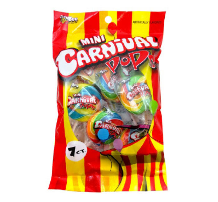 Redstone Foods Inc CANDY CARNIVAL PEG BAG - MINI POPS