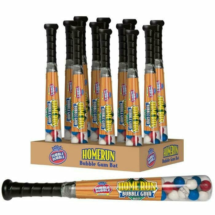 Redstone Foods Inc CANDY DUBBLE BUBBLE HOMERUN BASEBALL BAT W/ GUMBALLS