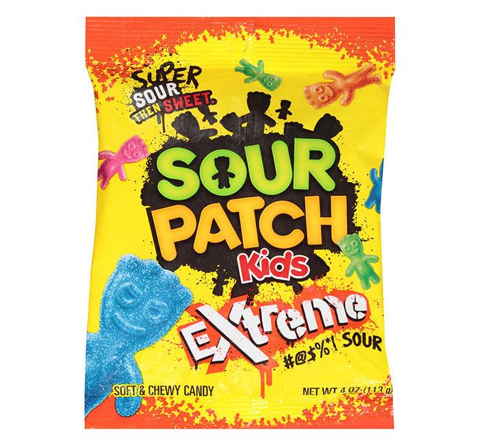 Redstone Foods Inc CANDY SOUR PATCH KIDS PEG BAG - EXTREME SOUR