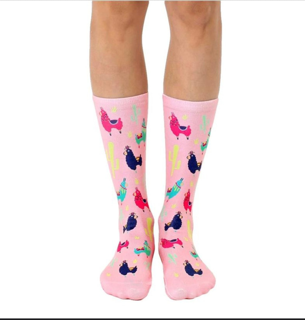 Living Royal Llama Knee High Socks