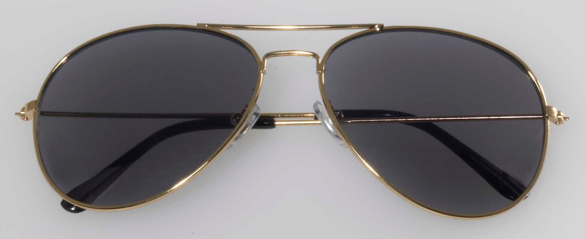 Rubie&#39;s COSTUMES: ACCESSORIES AVIATOR GLASSES-GOLD