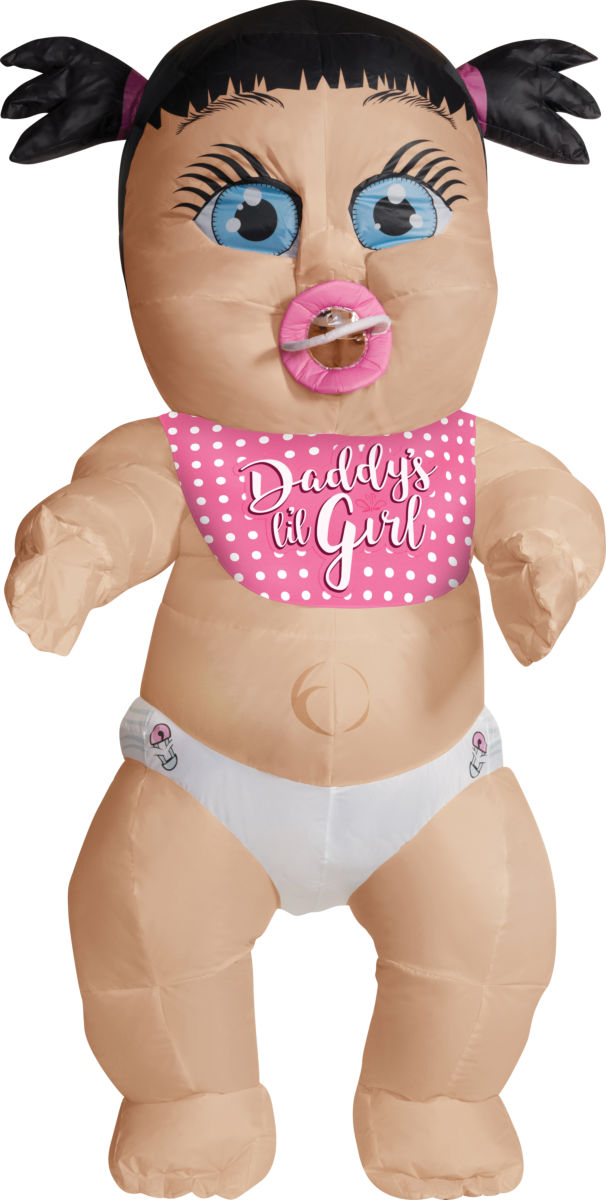 Rubie&#39;s COSTUMES Adult Inflatable Daddy’s Girl Baby Costume