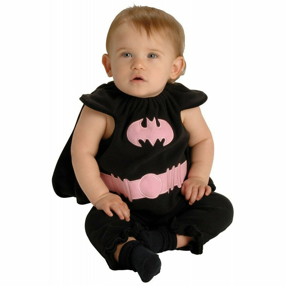 Rubie&#39;s Costumes COSTUMES Pink Newborn Batgirl Bib with Cape