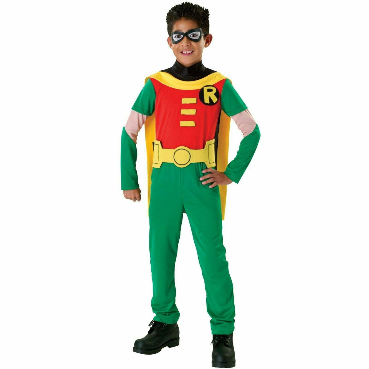 Rubie&#39;s Costumes COSTUMES S (4-6) Teen Titans Go! Robin Child Custome