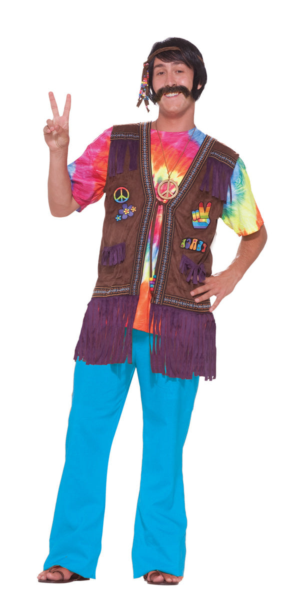 Rubie&#39;s COSTUMES HIPPIE PEACE VEST – STD