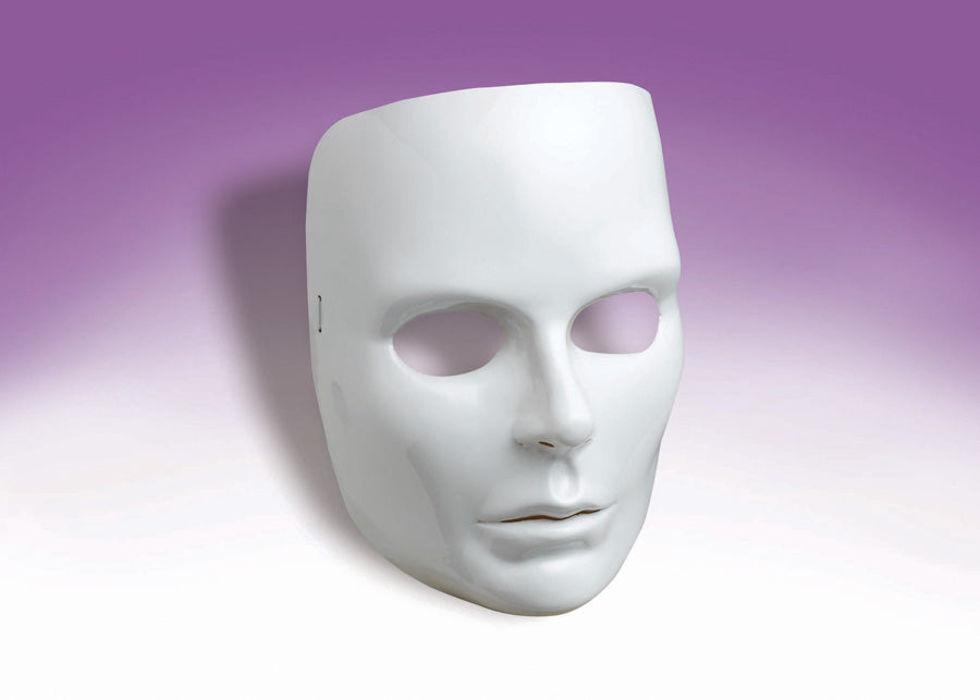 Rubie's COSTUMES: MASKS WHITE FACE MASK-FEMALE