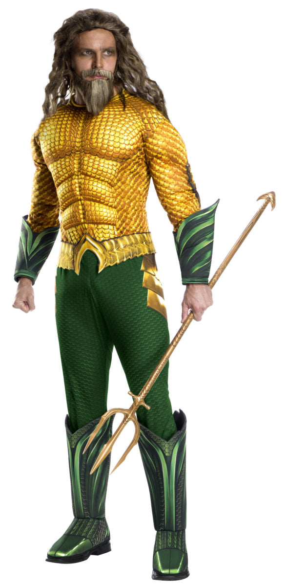 Rubie's COSTUMES Standard Adult Aquaman Deluxe Aquaman Costume