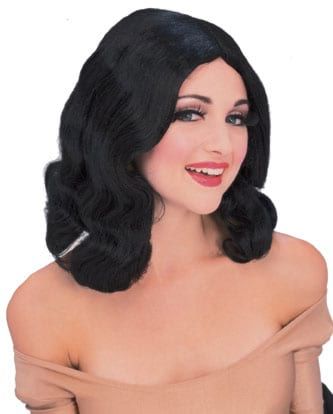 Rubie&#39;s COSTUMES: WIGS Black Flowing Wig