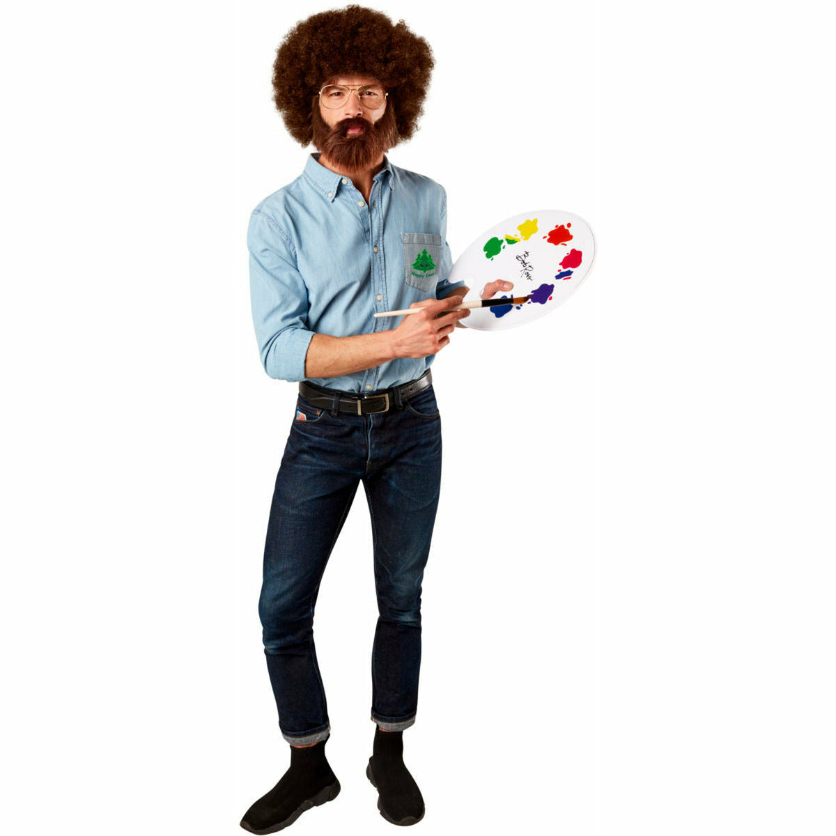 Rubies COSTUMES Adult Bob Ross Costume Top – Bob Ross