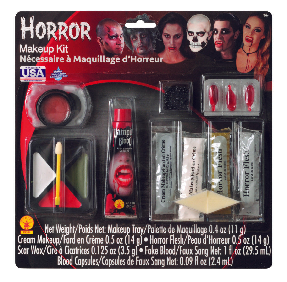 Rubies COSTUMES: MAKE-UP Horror Makeup Kit