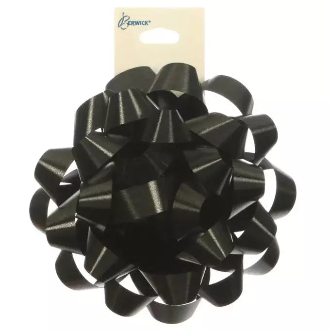 Rubies DECORATIONS 6&quot; Lacqured Bow - Black