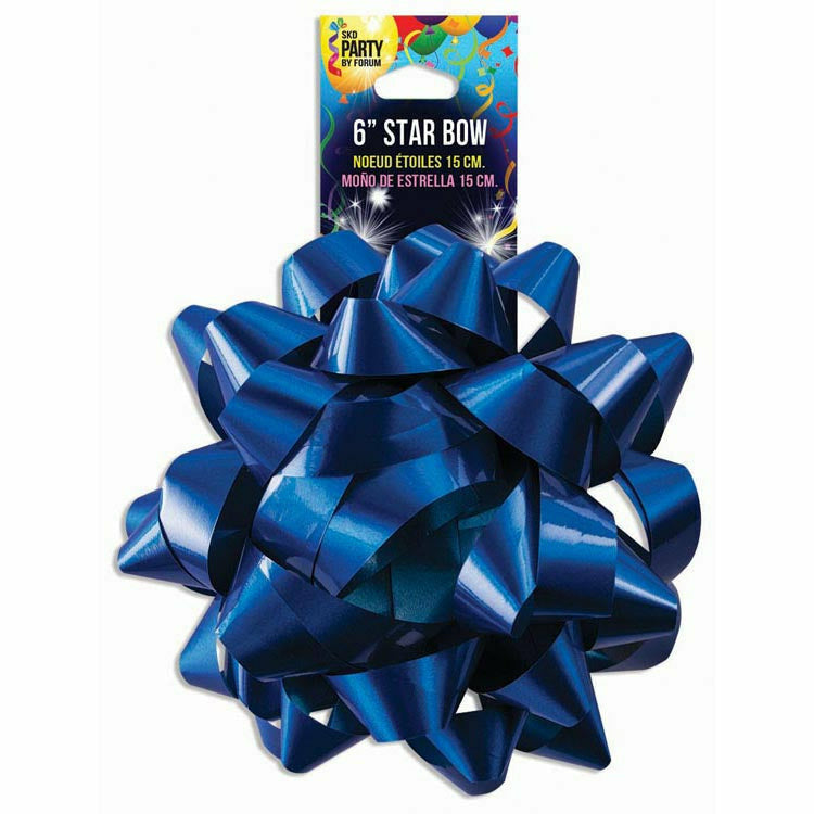 Rubies DECORATIONS 6″ Star Bow – Lacquer Royal Blue