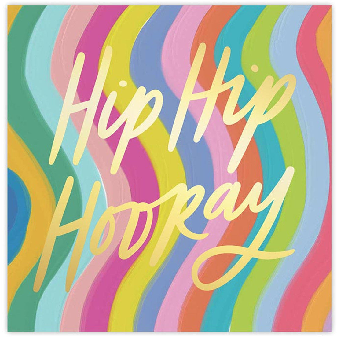 Slant Collections BOUTIQUE Beverage Napkins - Hip Hip Hooray