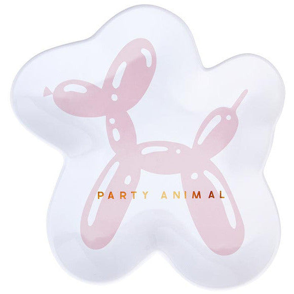 Slant Collections BOUTIQUE Ceramic Plate-Party Animal