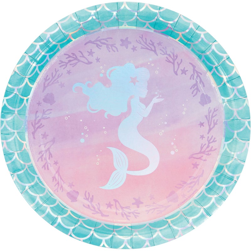 Mermaid Shine Dinner Plates