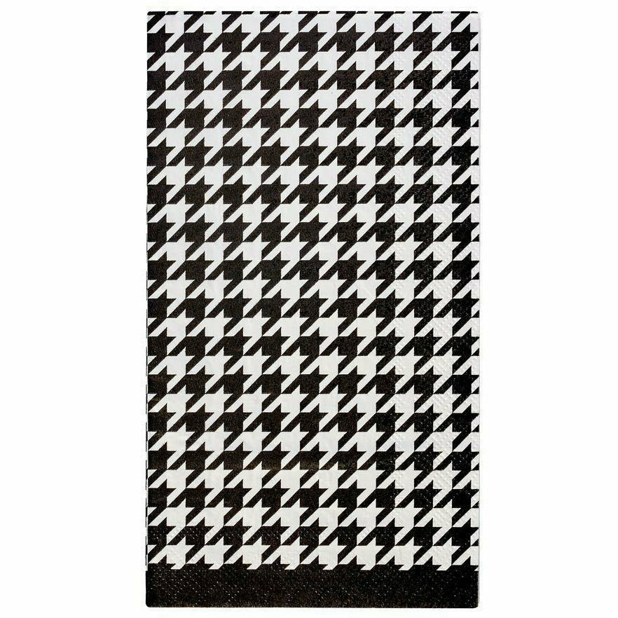 Sophistiplate BASIC Blanc &amp; Noir Guest Towels 20 ct