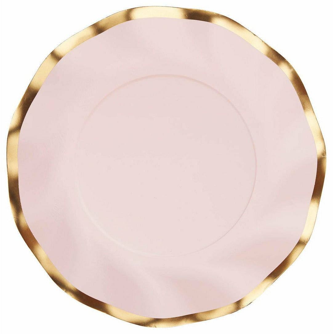 Sophistiplate BASIC Everyday Blush Wavy Salad Plate