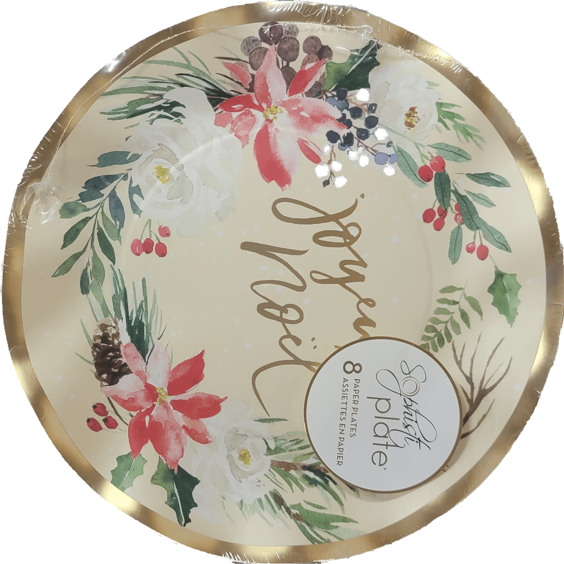 Sophistiplate BASIC WINTER BLOSSOM SALAD PLATE