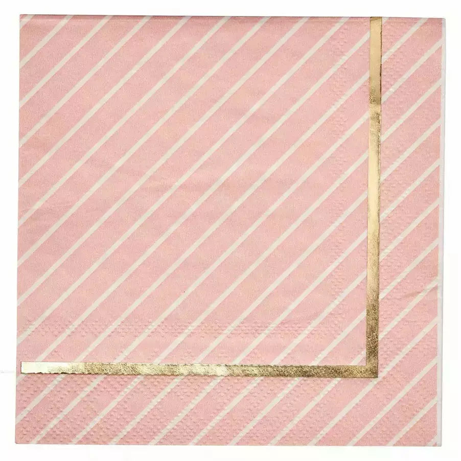 Sophistiplate BOUTIQUE NAPKINS COCKTAIL NAPKIN EVERYDAY BLUSH