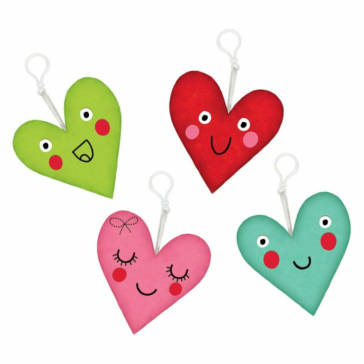 Ultimate Party Super Store (us) HOLIDAY: VALENTINES Valentine&#39;s Heart Keychains