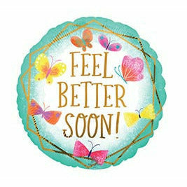 Ultimate Party Super Stores BALLOONS 563 17&quot; FEEL BETTER TEAL