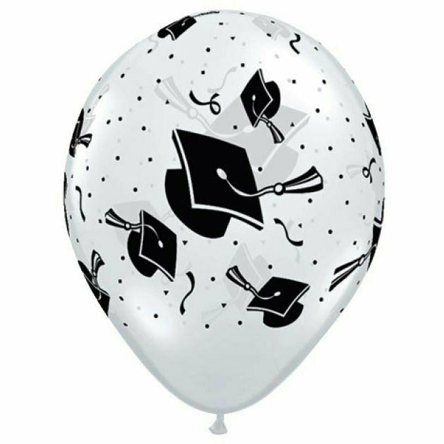 Ultimate Party Super Stores BALLOONS Graduation Hats Diamond Clear 11&quot;