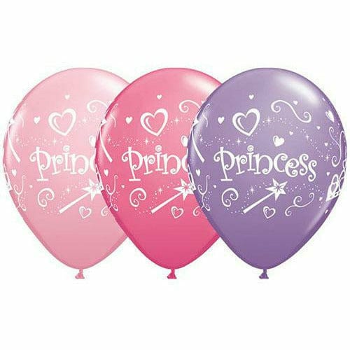 Ultimate Party Super Stores BALLOONS Princess Mixed Assortment 11&quot; Latex Balloon