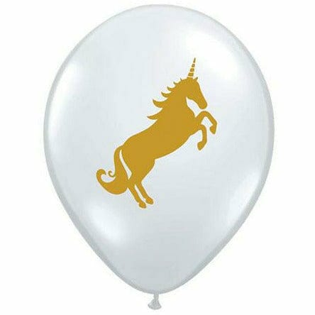 Ultimate Party Super Stores BALLOONS Unicorn Clear 11" Latex Balloon