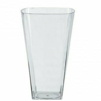 Ultimate Party Super Stores Clear Premium Quality Square Tumblers, 12 oz.