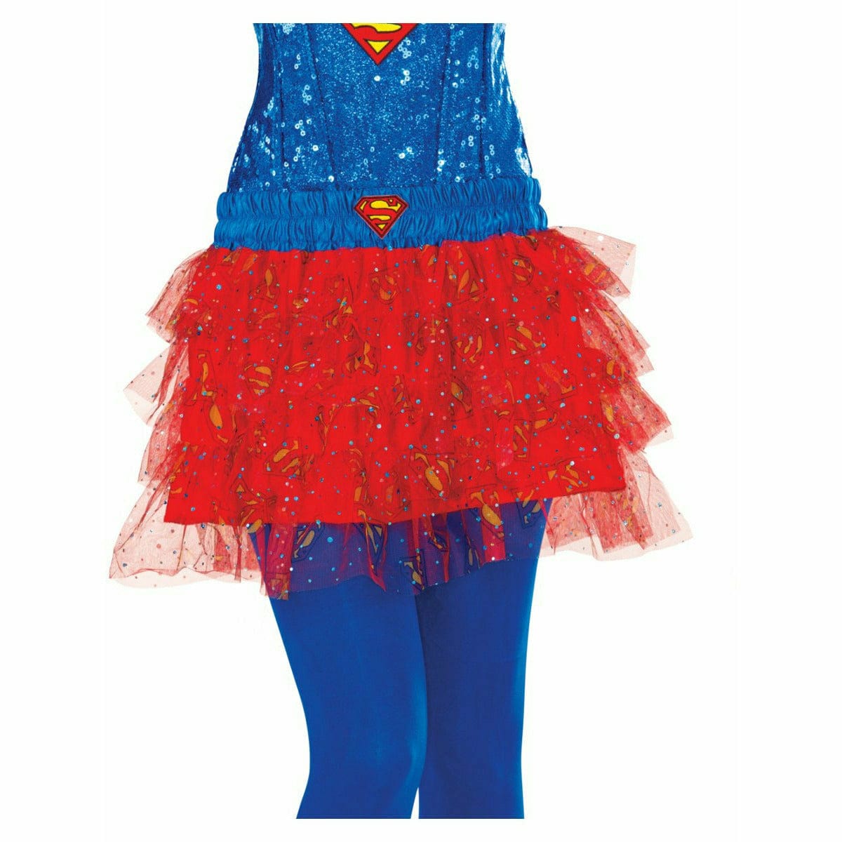 Ultimate Party Super Stores COSTUMES: ACCESSORIES Women's DC Comics Supergirl Sequin Tutu