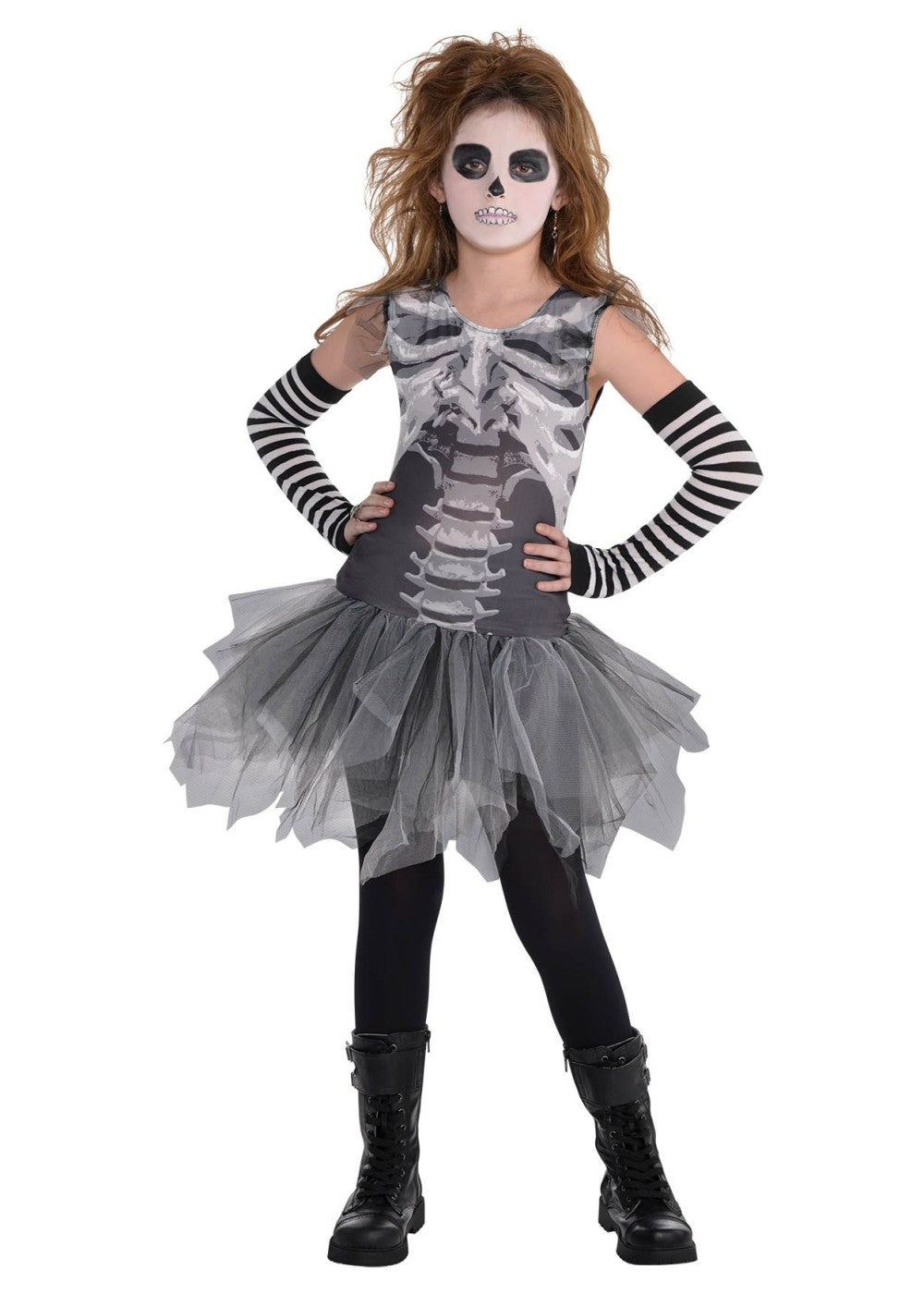 Ultimate Party Super Stores COSTUMES Child Standard Black &amp; Bone Petticoat Dress