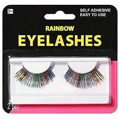 Ultimate Party Super Stores COSTUMES: MAKE-UP Electric Party Rainbow Eyelashes