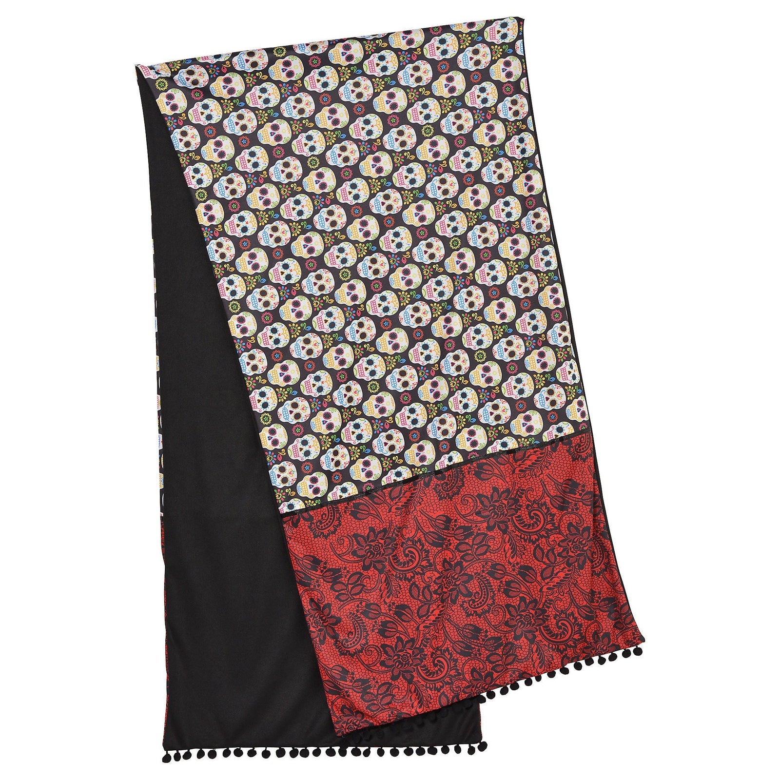 Ultimate Party Super Stores Day Of The Dead Shawl