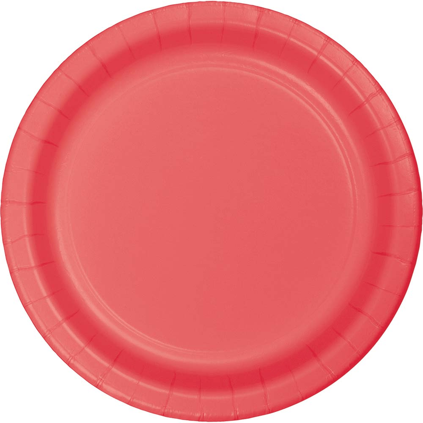 Ultimate Party Super Stores Dinner Plates - Coral