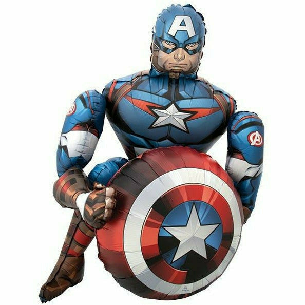 Ultimate Party Super Stores G002 39&quot; PKG CAPTAIN AMERICA AIRWALKER