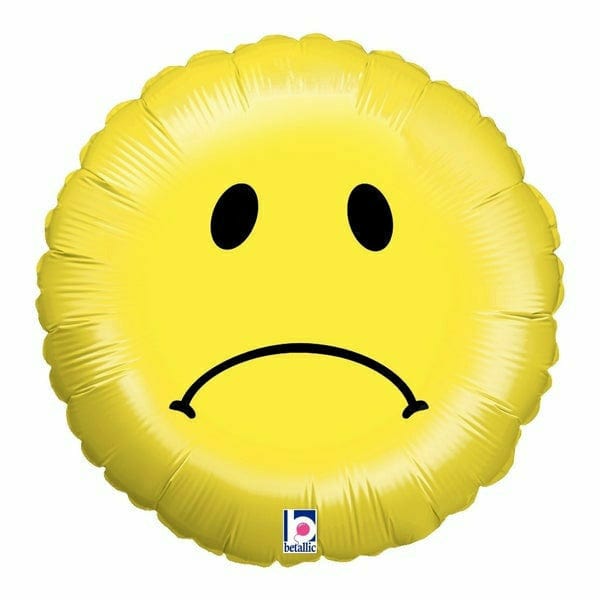 Ultimate Party Super Stores G007 Sad Face Balloon