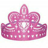 Ultimate Party Super Stores GLITTER PAPER TIARAS