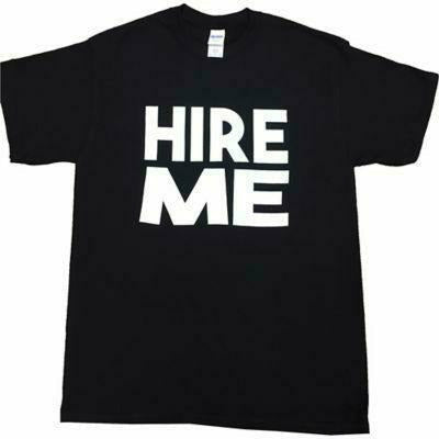 Ultimate Party Super Stores Hire Me T-Shirt Size S/M