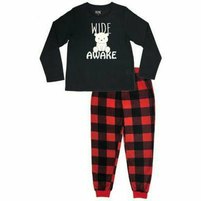 Ultimate Party Super Stores HOLIDAY: CHRISTMAS Kids 4/6 Kids 2 PC Wide Awake Pajamas