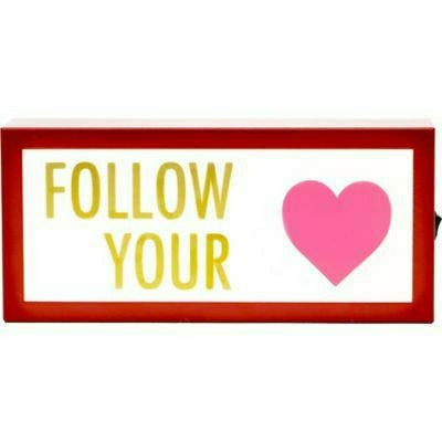 Ultimate Party Super Stores HOLIDAY: VALENTINES Follow Your Heart Light Box Valentine&#39;s Day