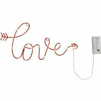 Ultimate Party Super Stores HOLIDAY: VALENTINES Light-up Cursive Love Sign Valentine&#39;s Day