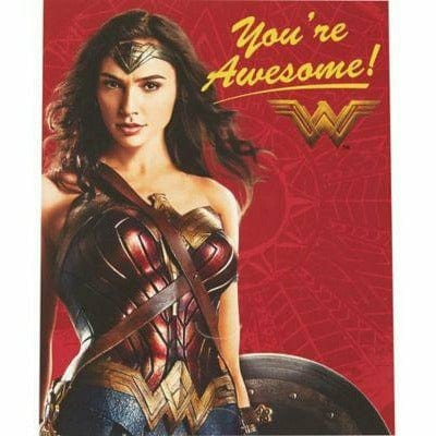 Ultimate Party Super Stores HOLIDAY: VALENTINES Wonder Woman Valentine Exchange Cards with Favors 12ct Valentine&#39;s Day